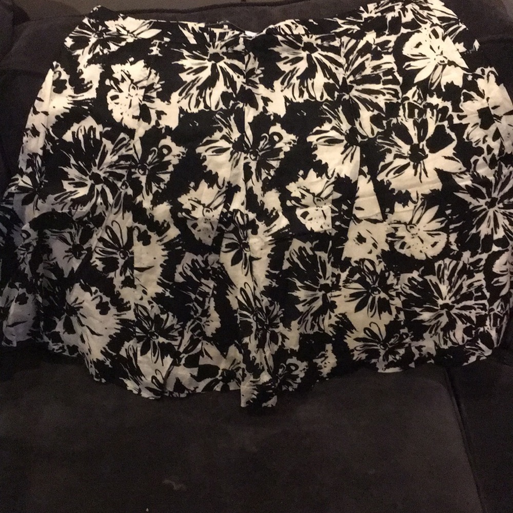 Black and white skirt